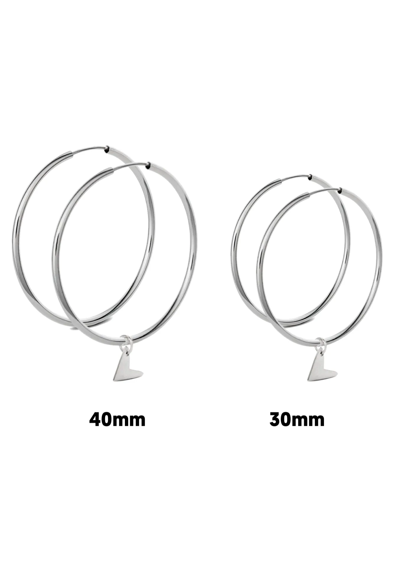 Love Hoops Silver
