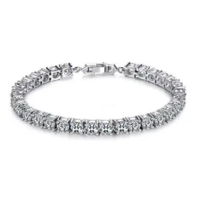 Luxury Bracelet Full of Round Diamonds