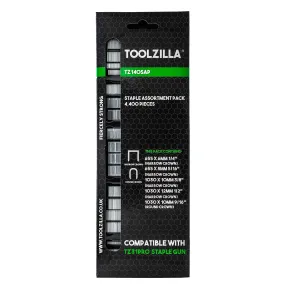 Lzilla Staple Pack 4400 Pieces Variety Of Staples For Staple Gun Narrow Crown