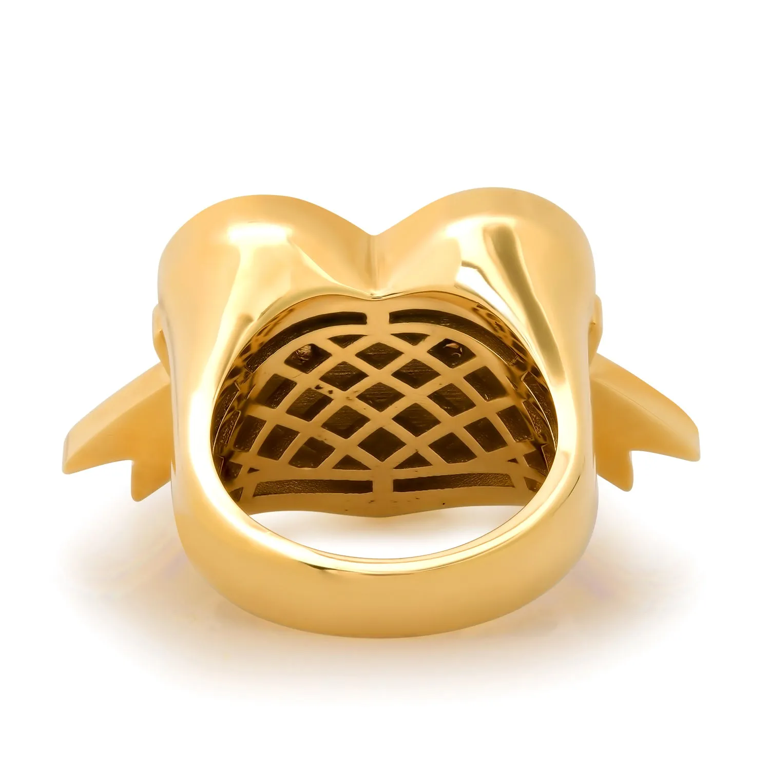 MAMI Heart Tattoo Ring with Inlay