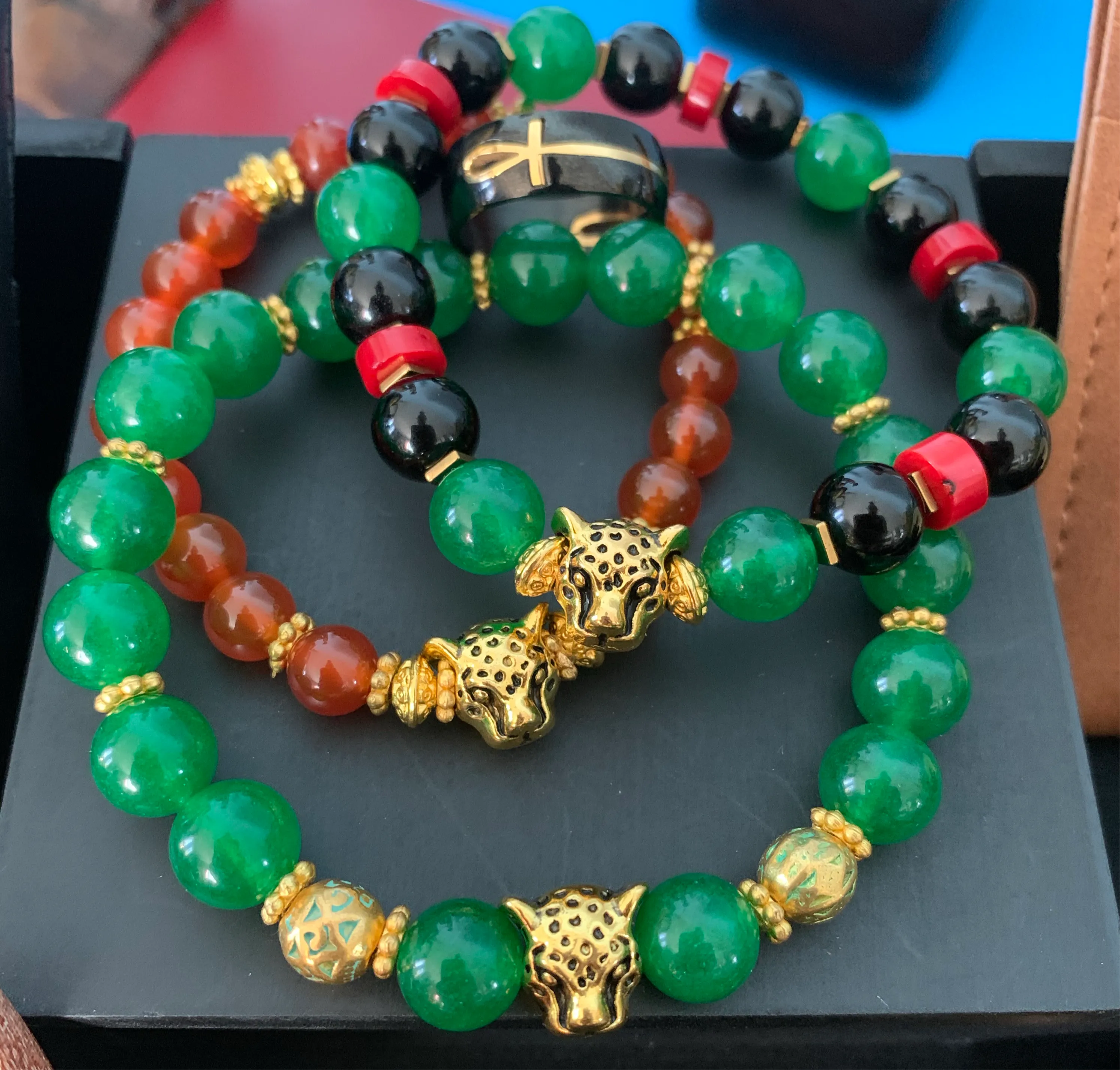 Men’s RBG Leopard Bracelet