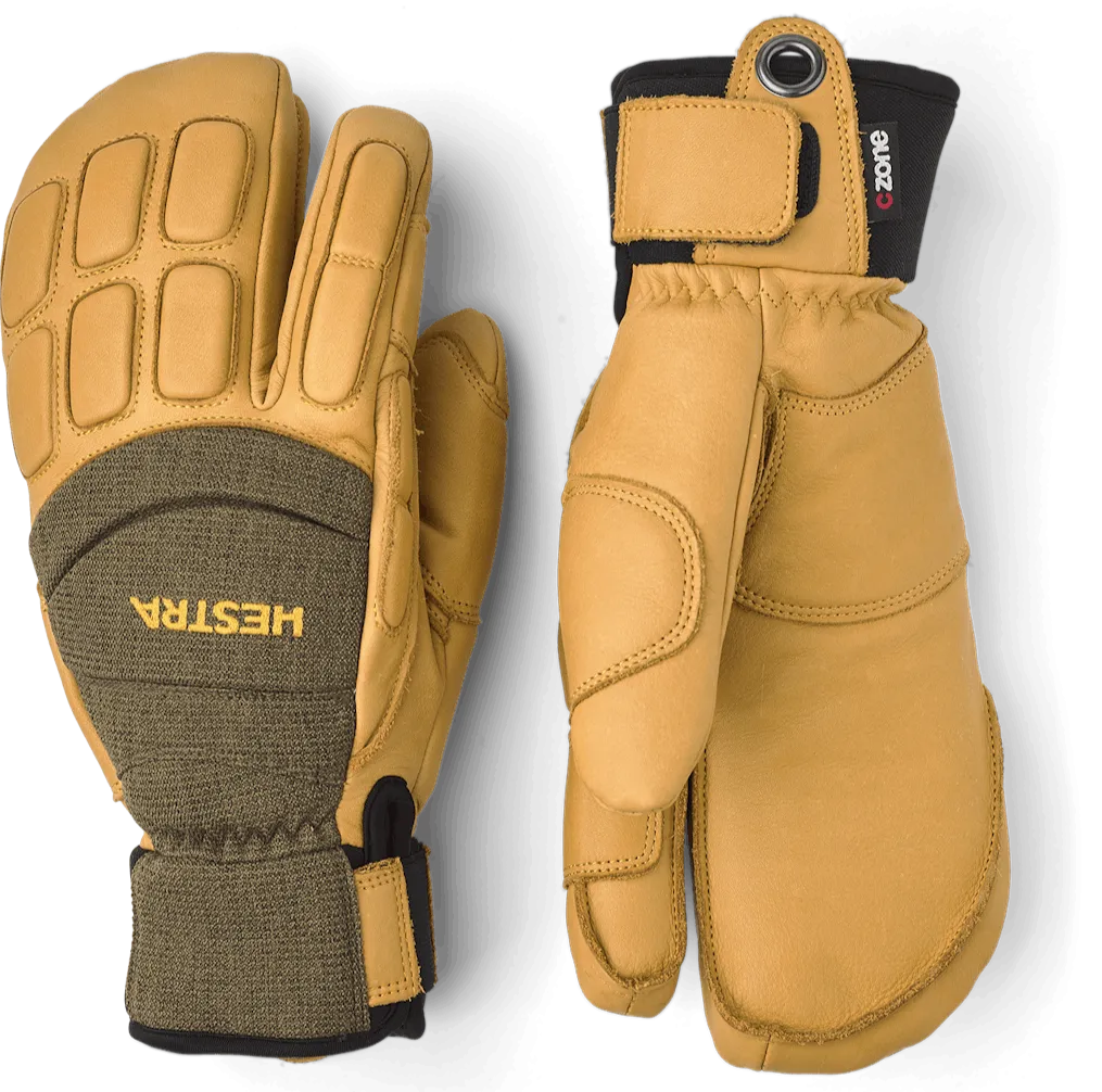 Men's Vertical Cut CZone 3-Finger Gloves