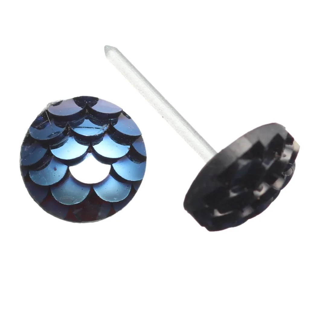 Mermaid Studs Hypoallergenic Earrings for Sensitive Ears Made with Plastic Posts