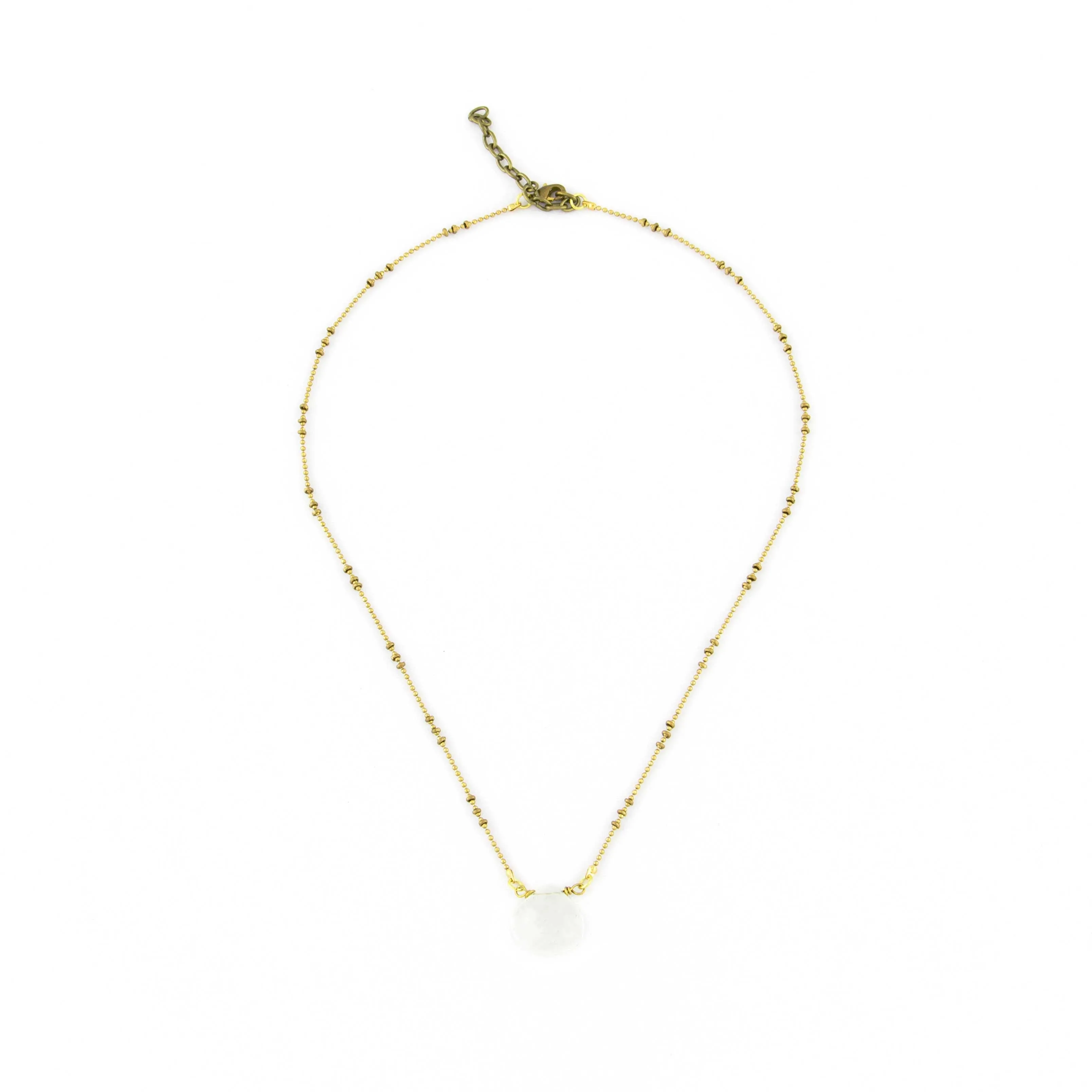 Moonstone Pendant Necklace