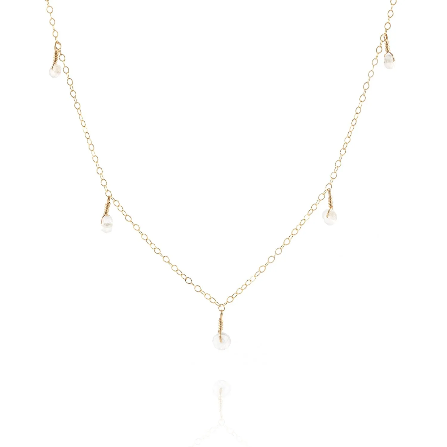 Moonstone Statement Necklace