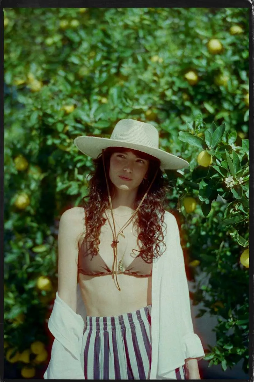 Morrison Wide Brim Sun Hat - Natural