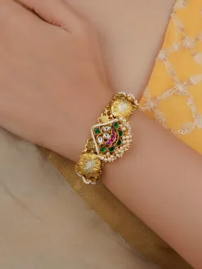 Multicolor Gold Plated Mishr Bracelet - MR-BRAC106M