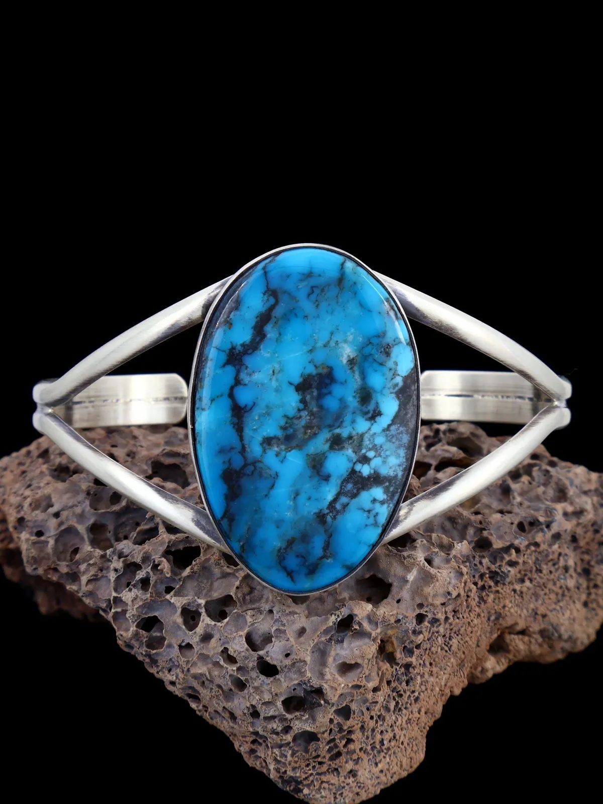 Native American Cloud Mountain Turquoise Cuff Bracelet