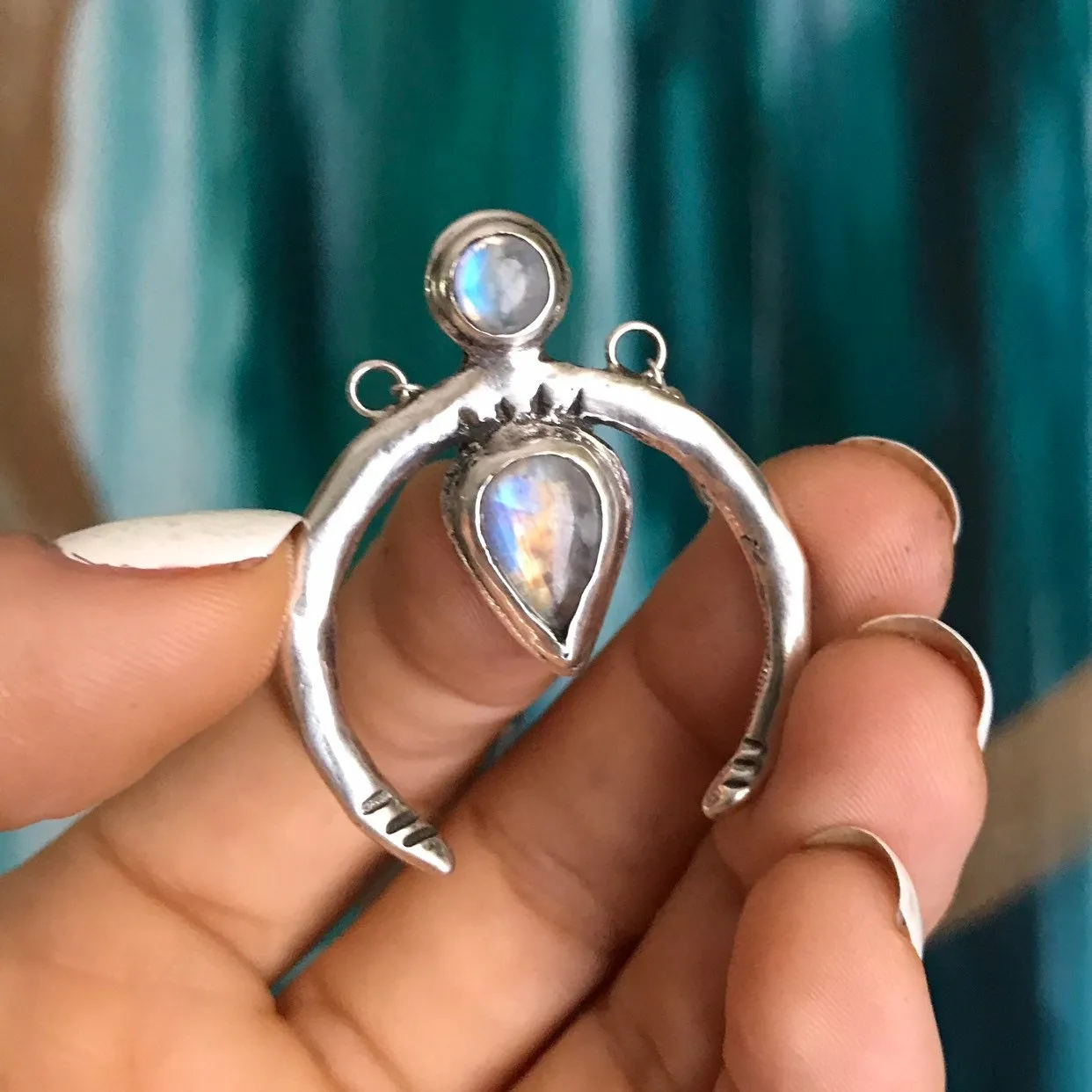 NEW MOON / Moonstone Necklace