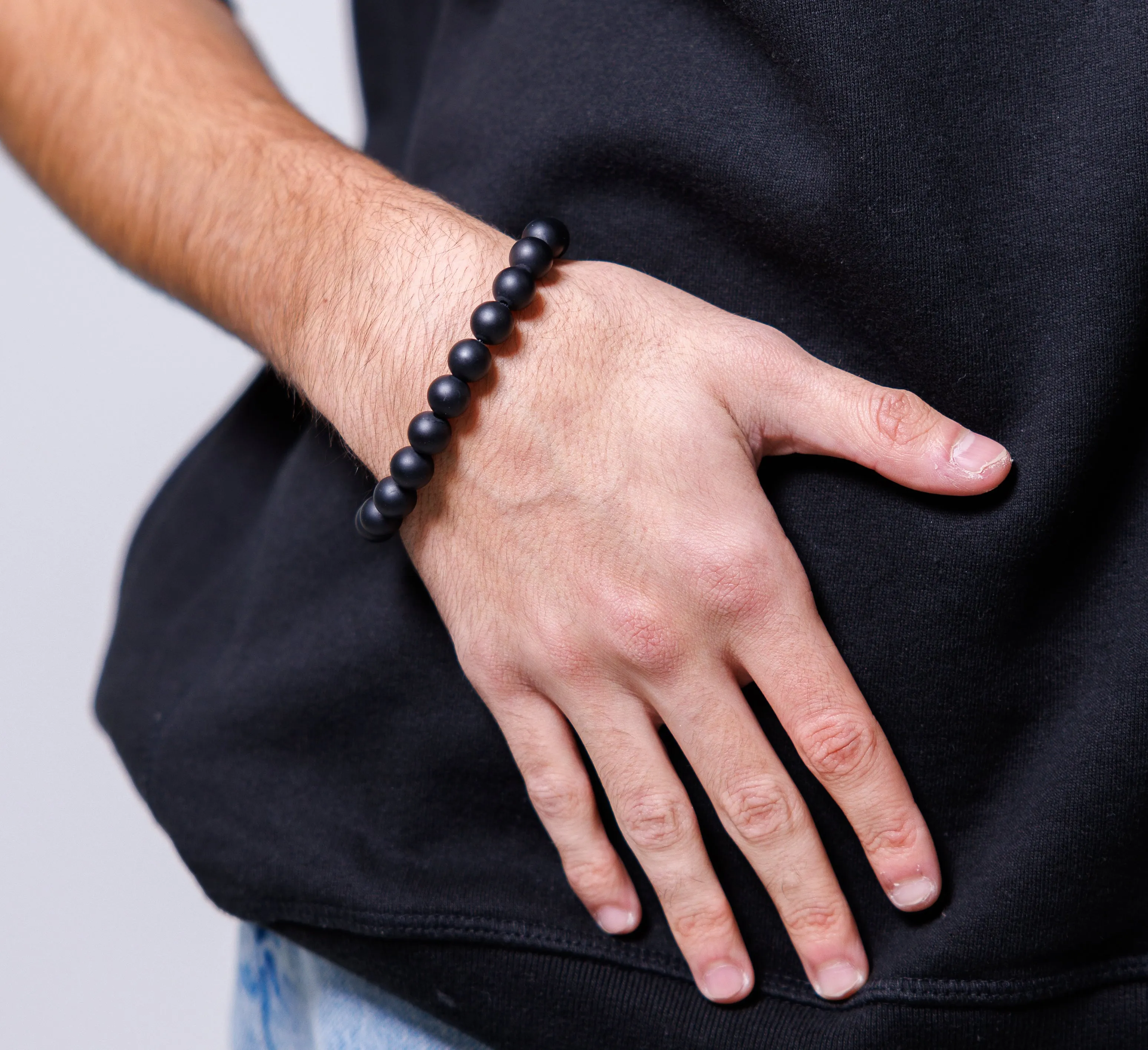 Onyx Matte Natural Gemstone Bracelet