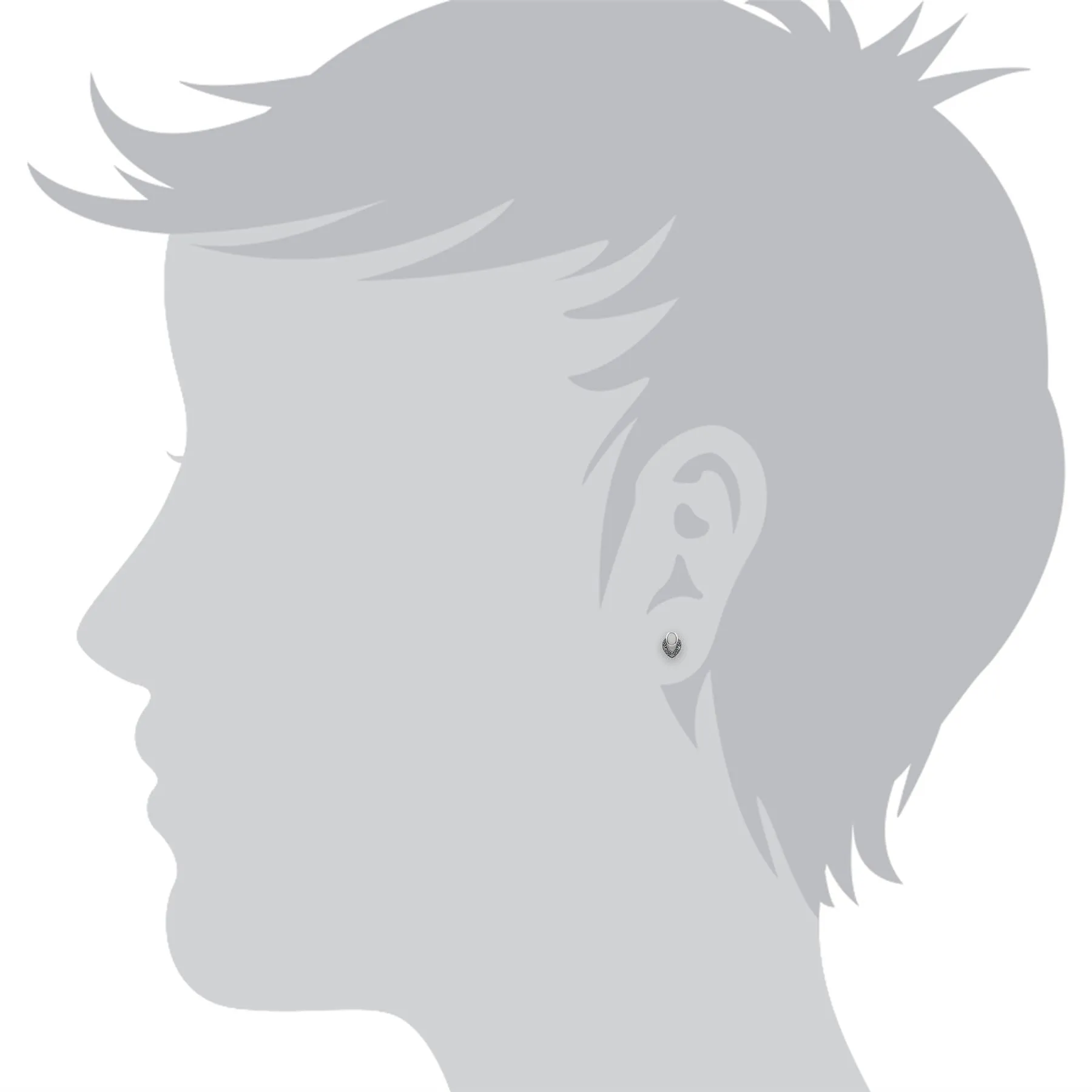 Opal & Markasit Ohrstecker in Sterling Silber