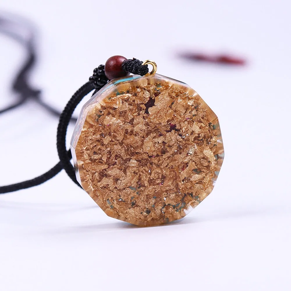 Orgonite Energy Pendant Metatron&#39;s Cube Reiki Energy Consciousness Promote Autonomy Test Transport EMF Crystal Pendant