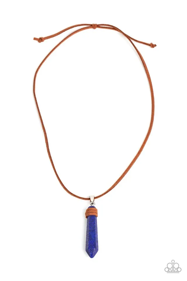 Paparazzi Necklace ~ Holistic Harmony - Blue