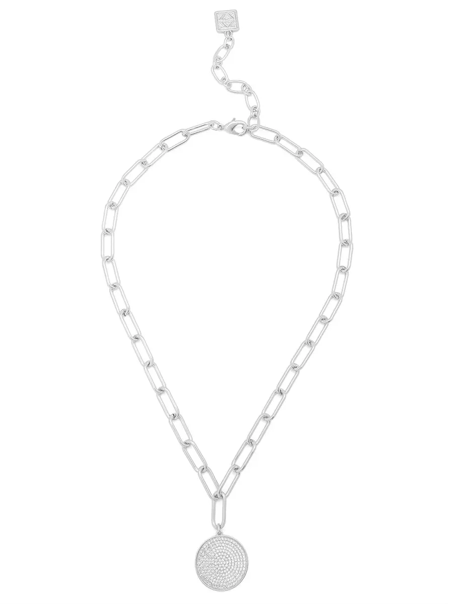 Pave Pendant Necklace