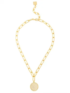 Pave Pendant Necklace