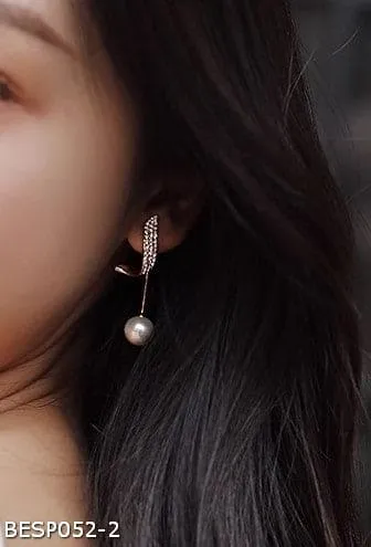 Pearl drop earrings