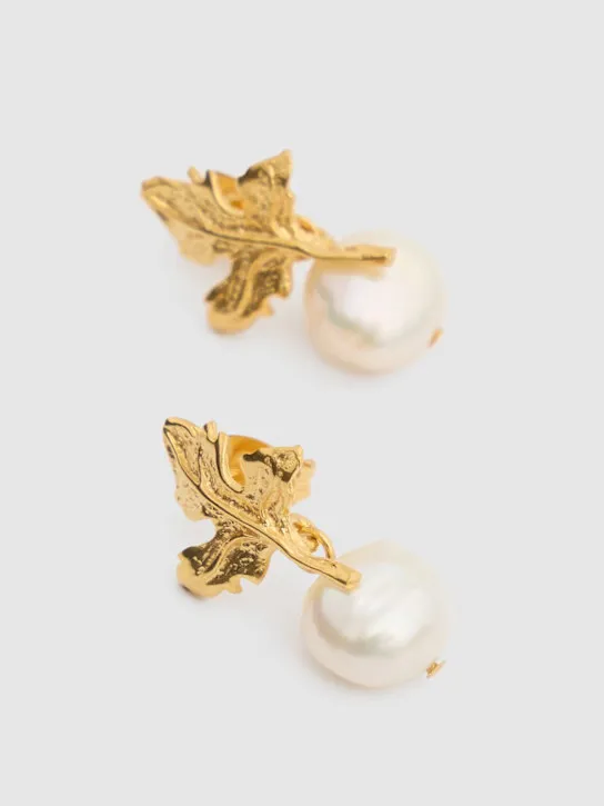 Peracas   Gloria pearl drop earrings 