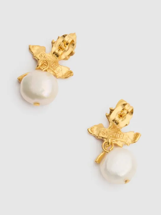 Peracas   Gloria pearl drop earrings 