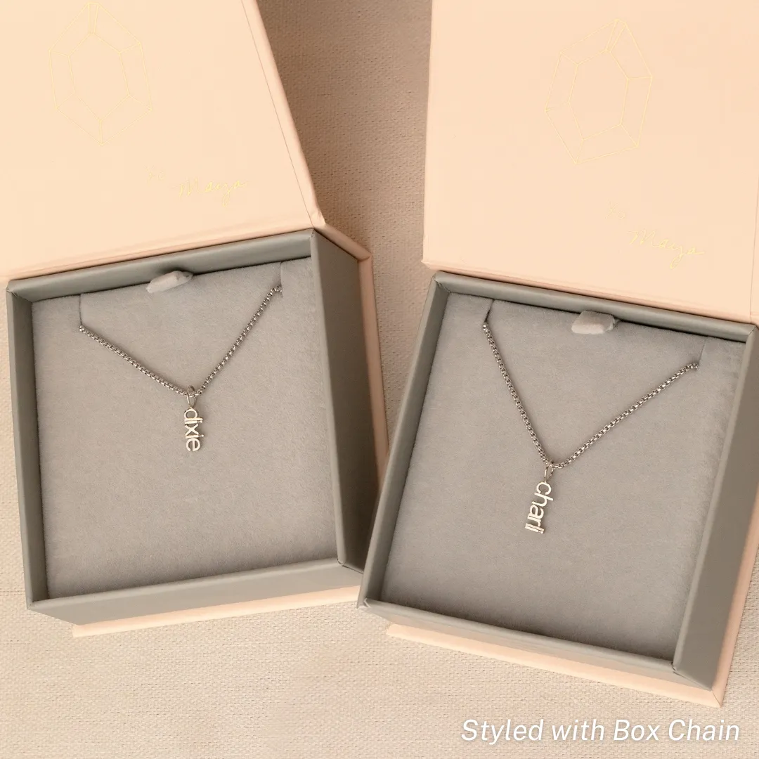 Petite Nameplate Pendant