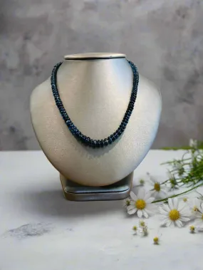 Plumb Silver Original London Blue Topaz Necklace