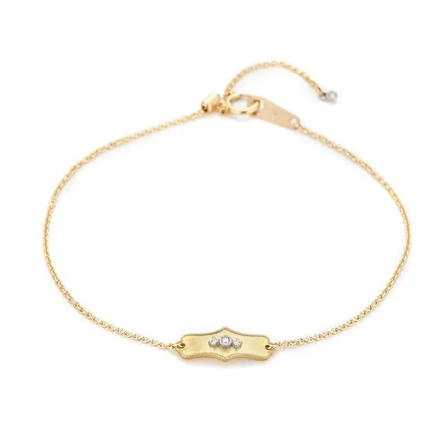 “priere”<br>Diamond bracelet<br>ダイヤモンドブレスレット<br>（1157A）
