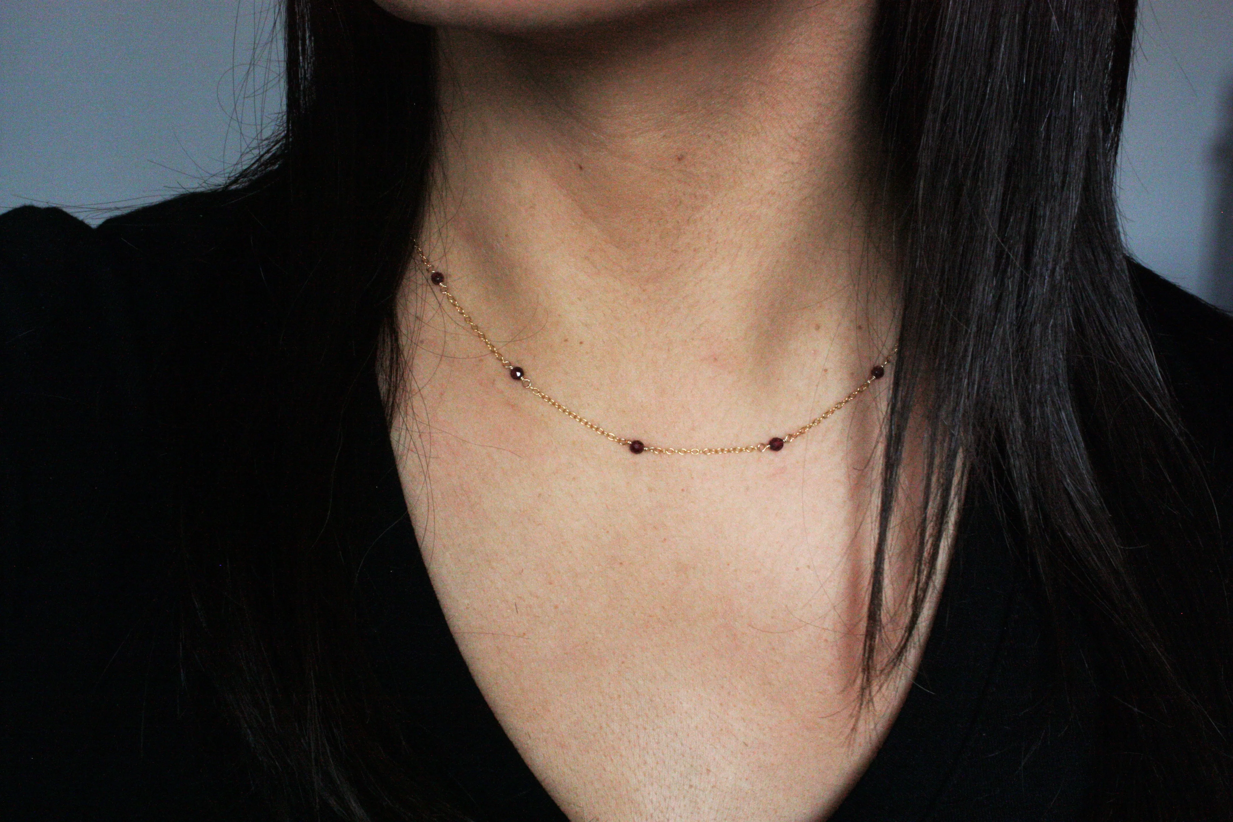 Pyrite Wire Wrapped Layering Necklace