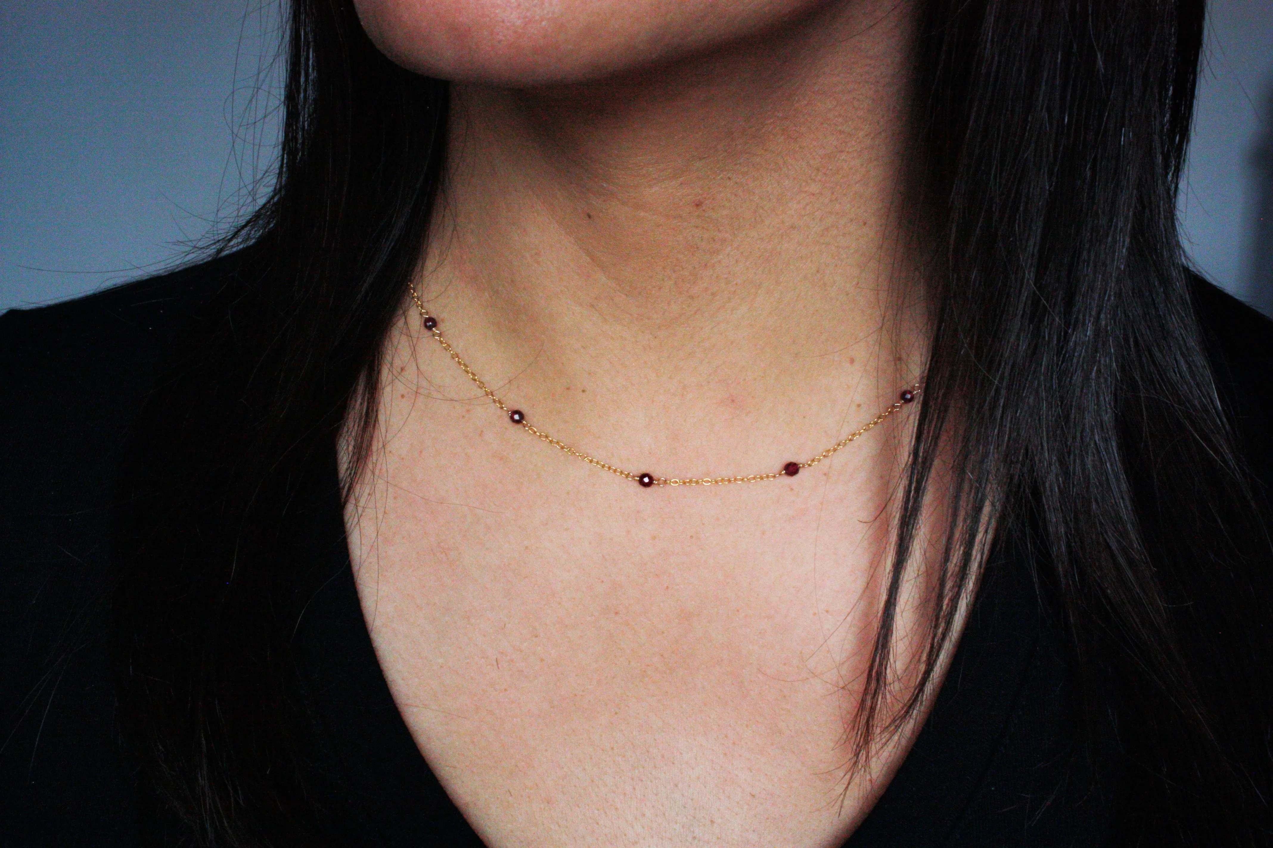 Pyrite Wire Wrapped Layering Necklace