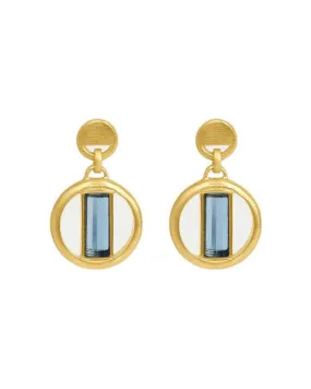 Revival Gemstone Droplet Earrings
