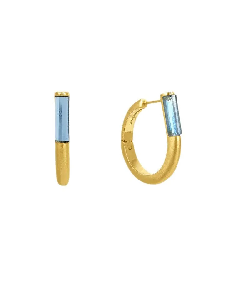 Revival Gemstone Small Hoop Earrings