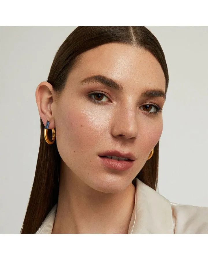 Revival Gemstone Small Hoop Earrings