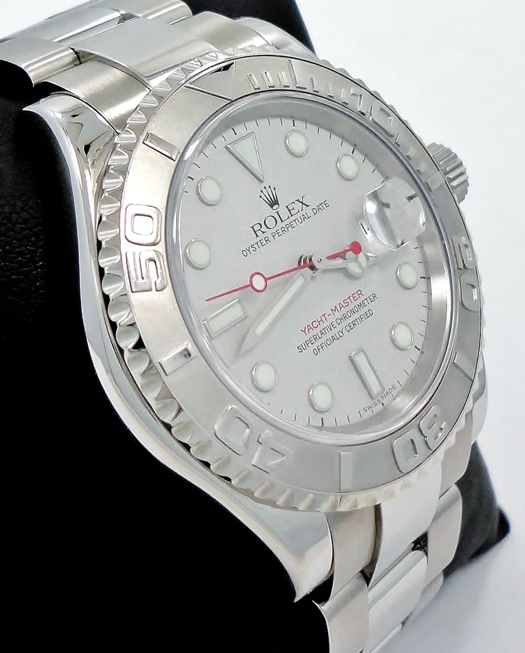 Rolex Yacht-Master 16622 40mm Oyster Platinum Bezel Watch