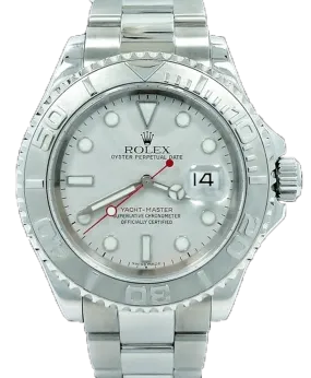 Rolex Yacht-Master 16622 40mm Oyster Platinum Bezel Watch