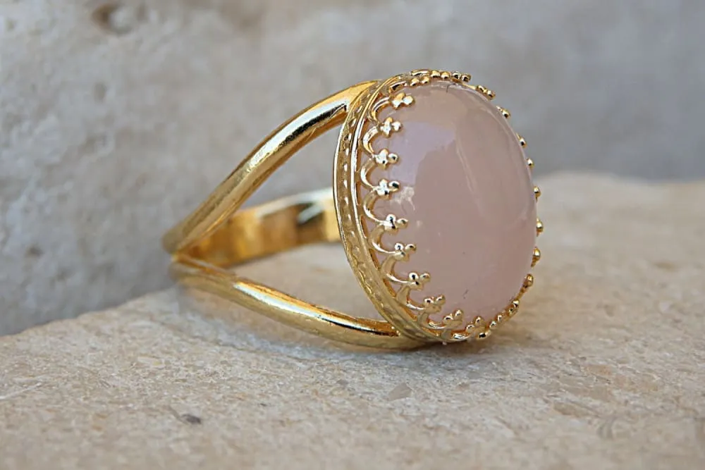 Rose Quartz Ring