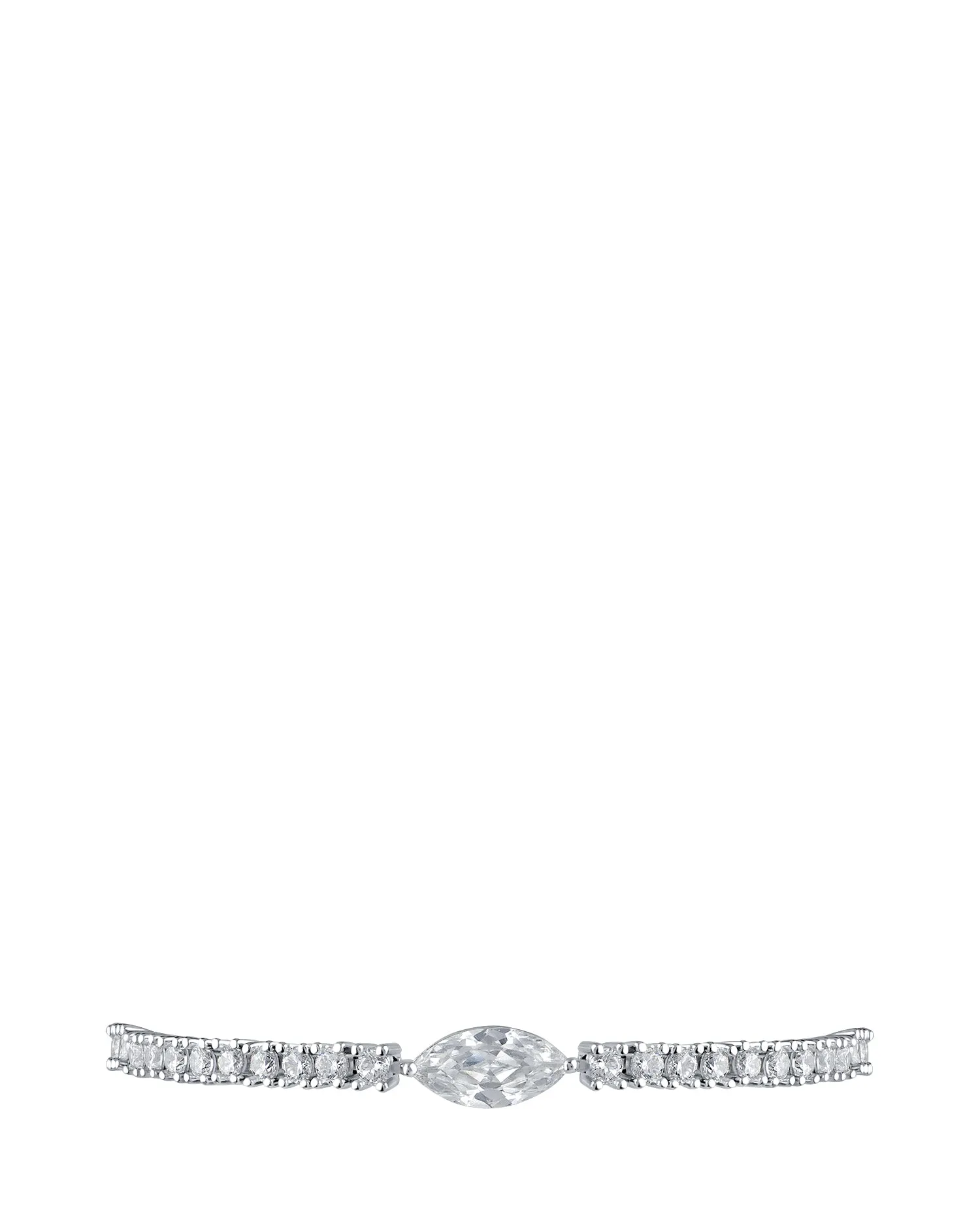 Round and Marquise CZ Bracelet