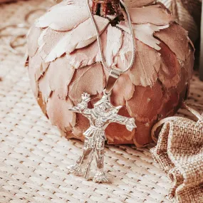 Scarecrow Pendant Necklace - Fall Jewelry