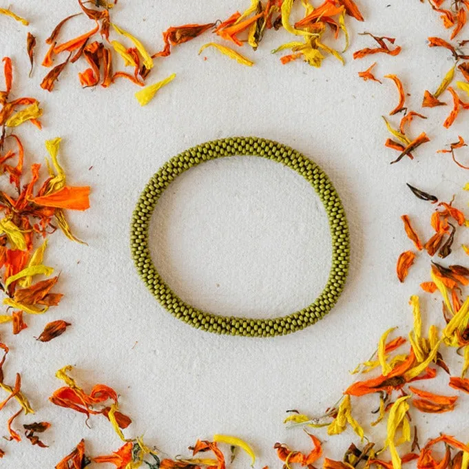 Seed Beaded Bangle