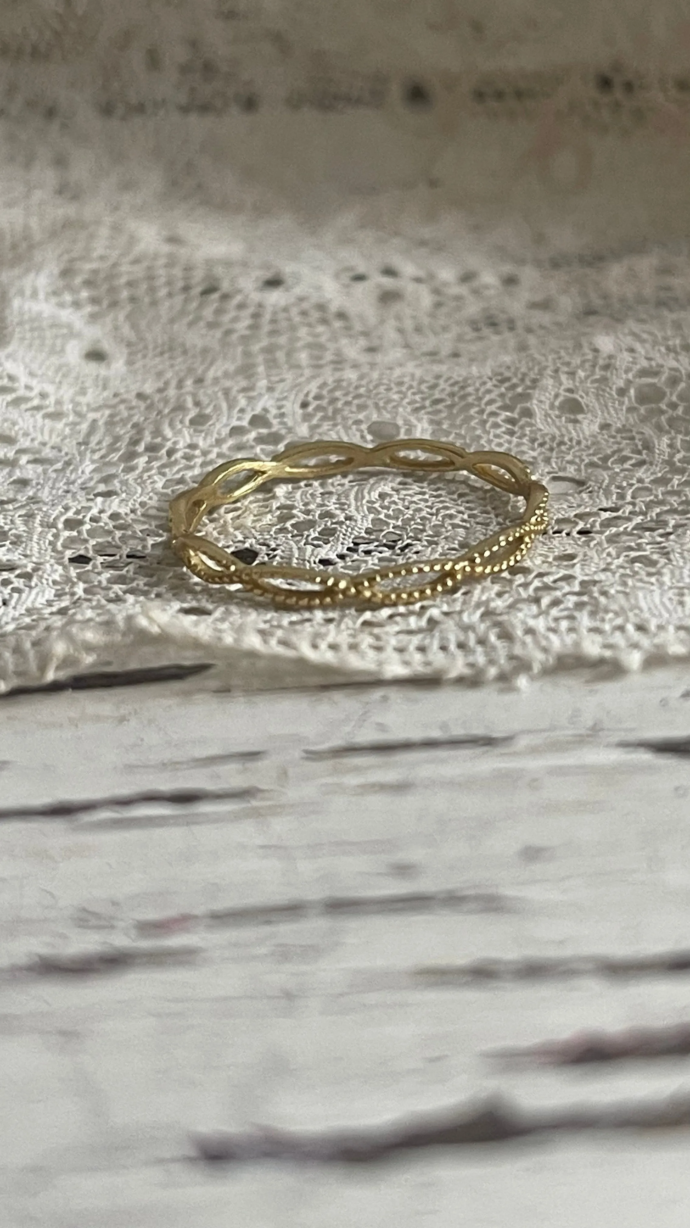 'shallot' ring | 24k gold-plated