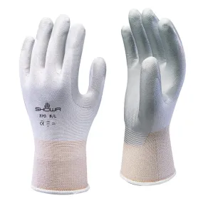 Showa 370 White Assembly Grip Gloves Nitrile Coated