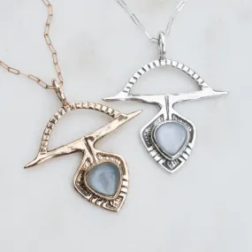 SIERRA Gray moonstone Pendant