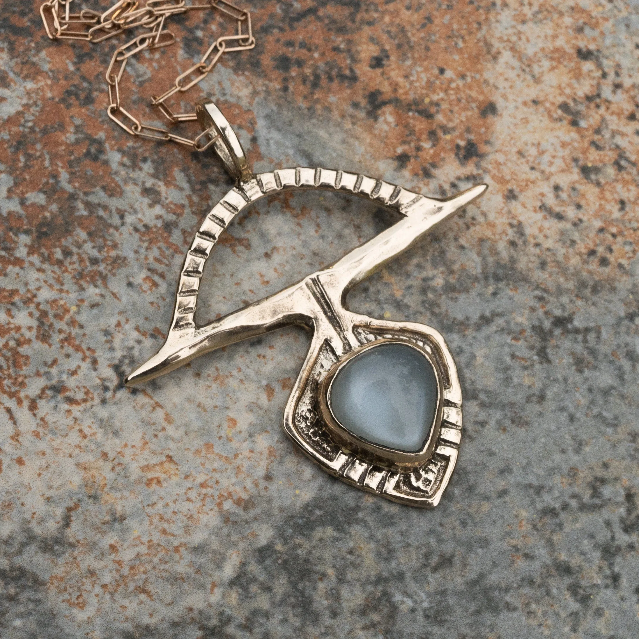 SIERRA Gray moonstone Pendant