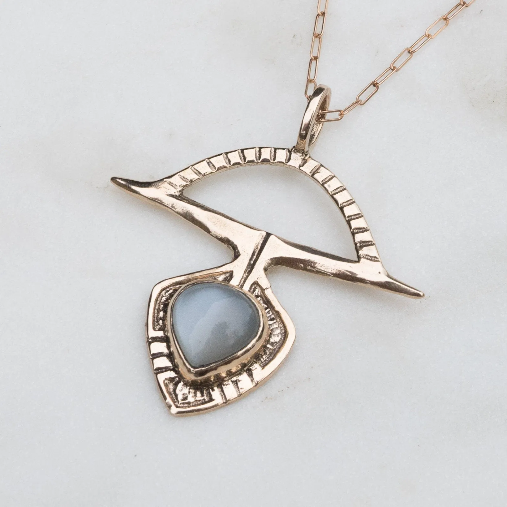 SIERRA Gray moonstone Pendant