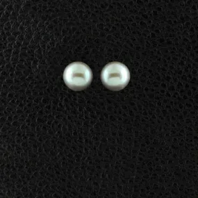Silver Tahitian Pearl Earrings