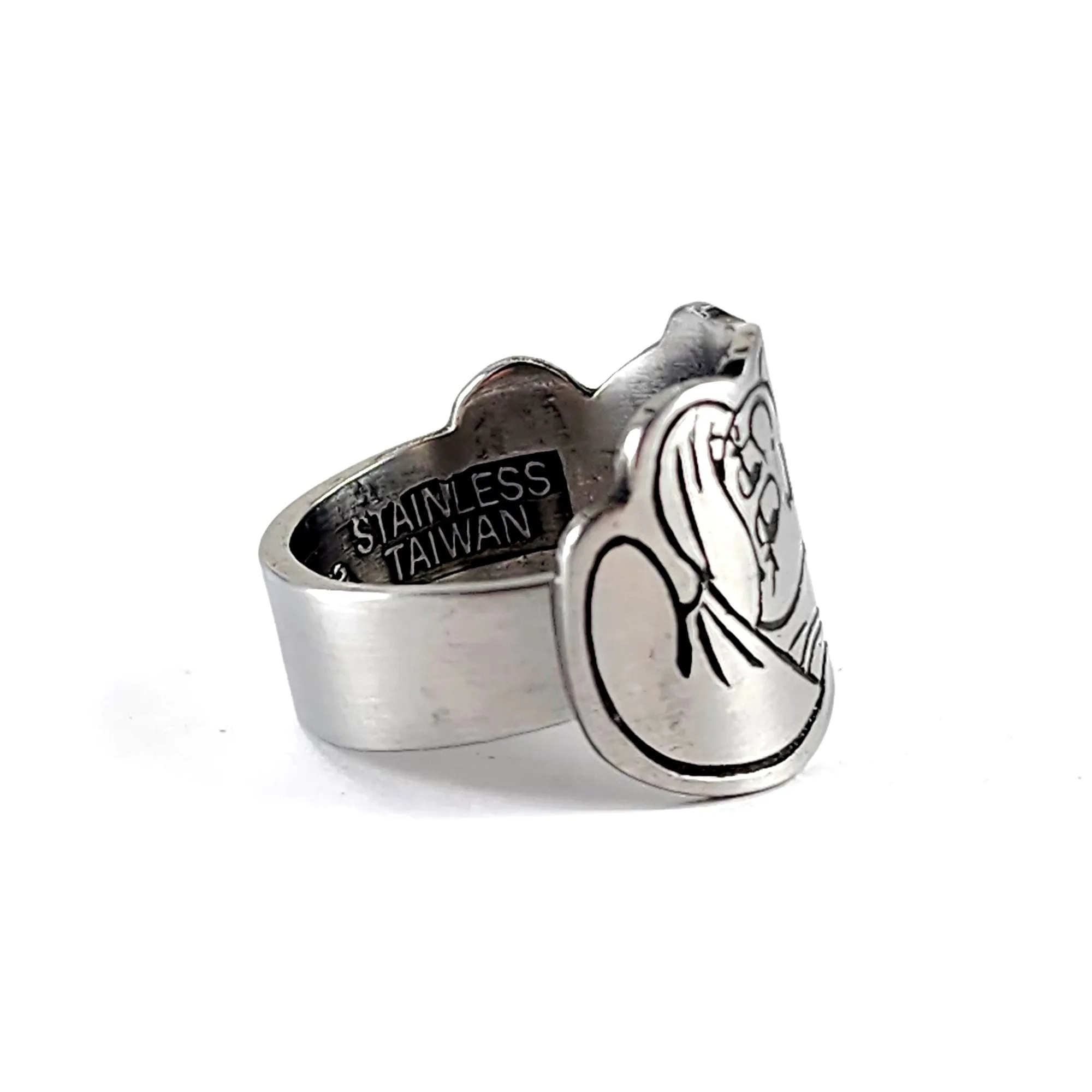 Smurfs Smurfette Stainless Steel Spoon Ring