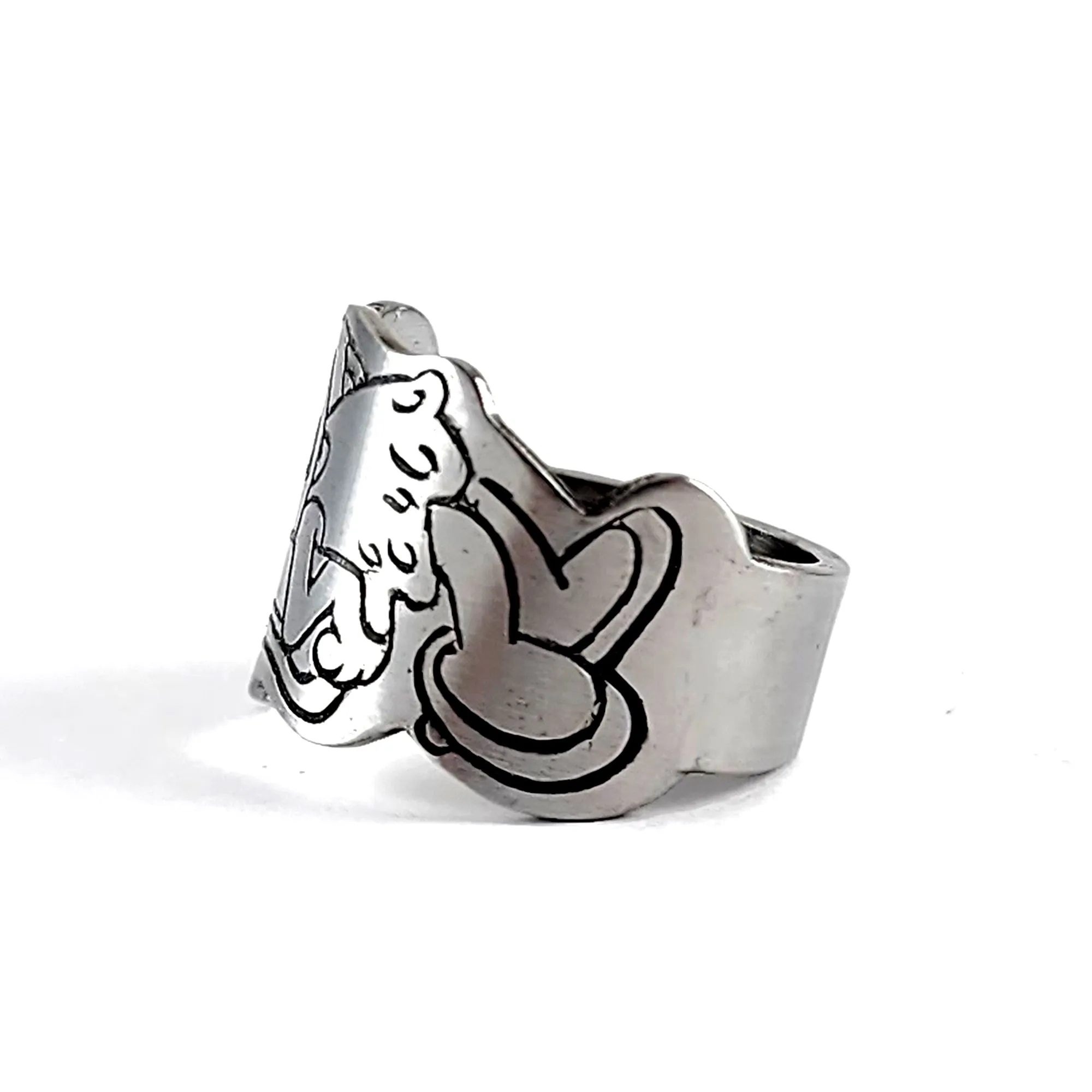 Smurfs Smurfette Stainless Steel Spoon Ring