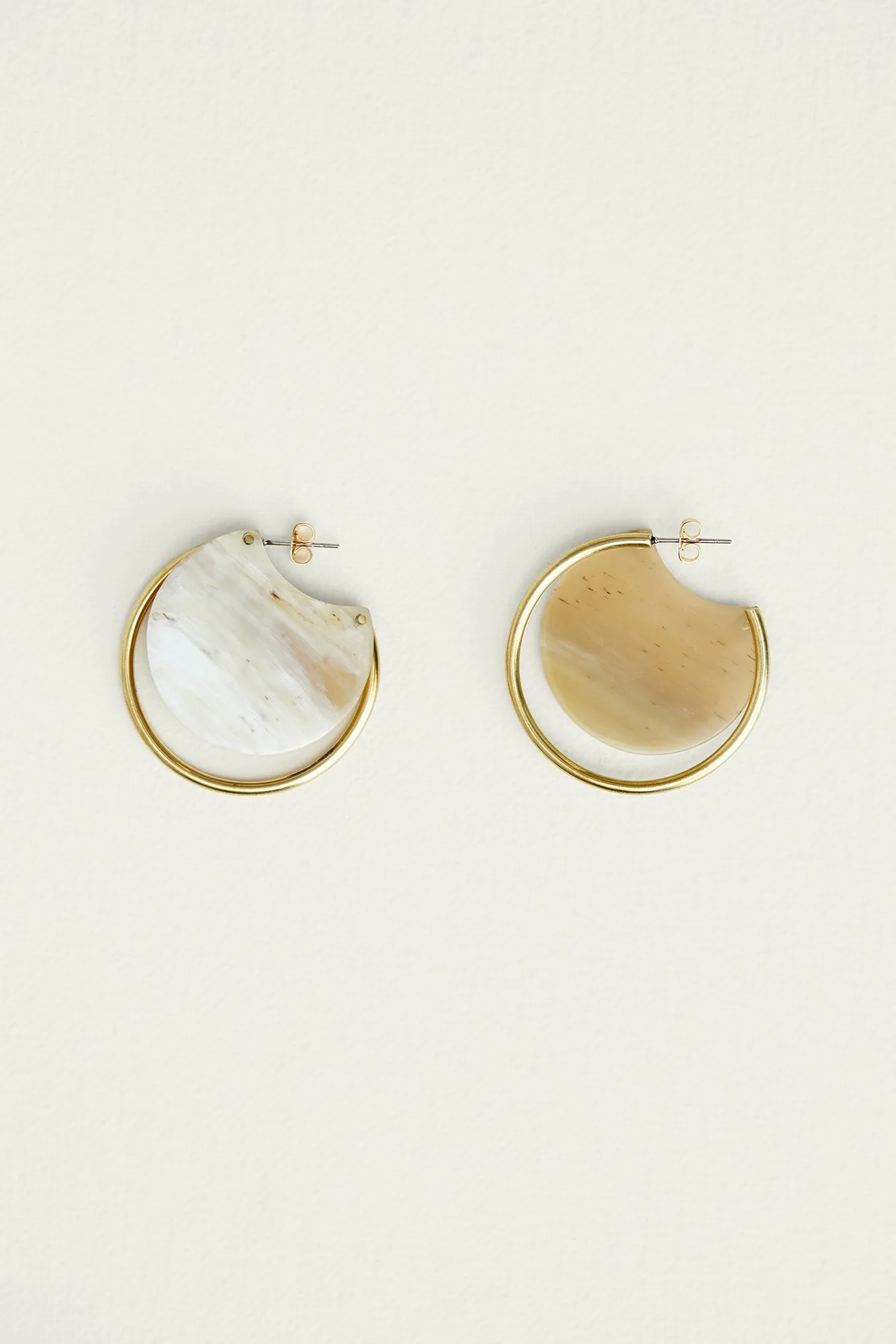 SOKO Horn Eclipse Circle Hoops