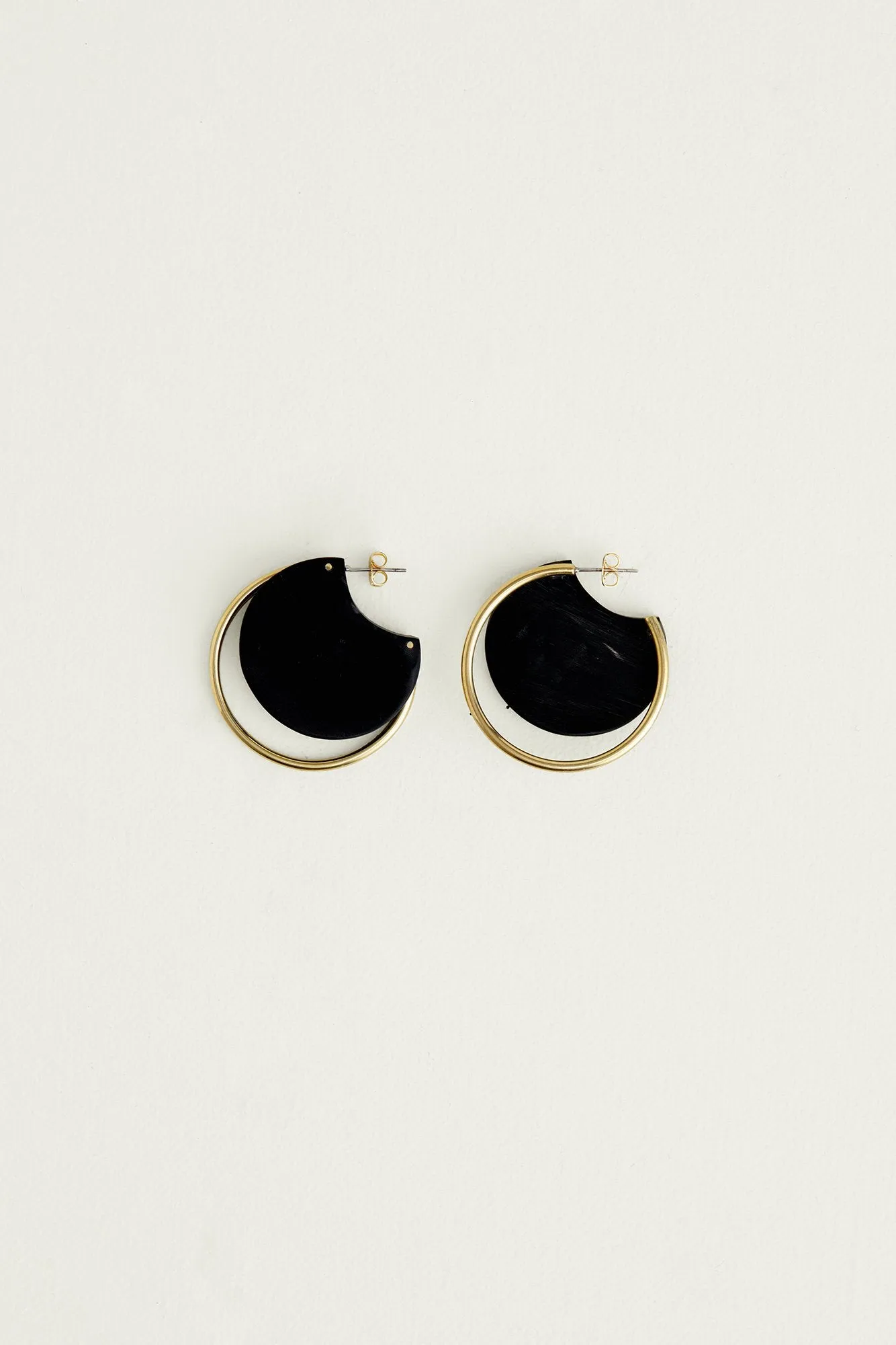 SOKO Horn Eclipse Circle Hoops