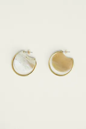 SOKO Horn Eclipse Circle Hoops
