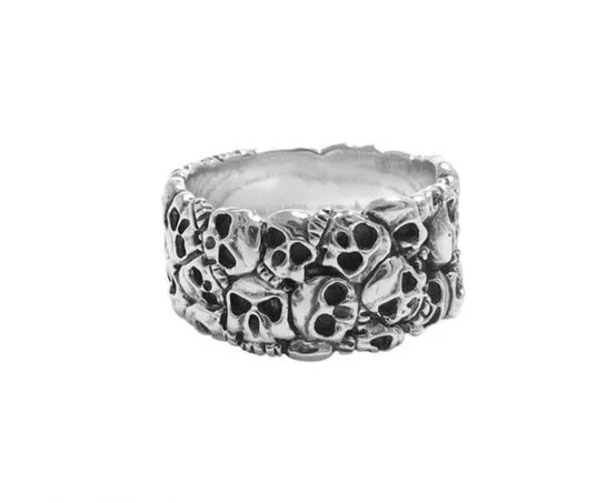 Sterling Silver Skull Design Men's "Tengkorak Ring"