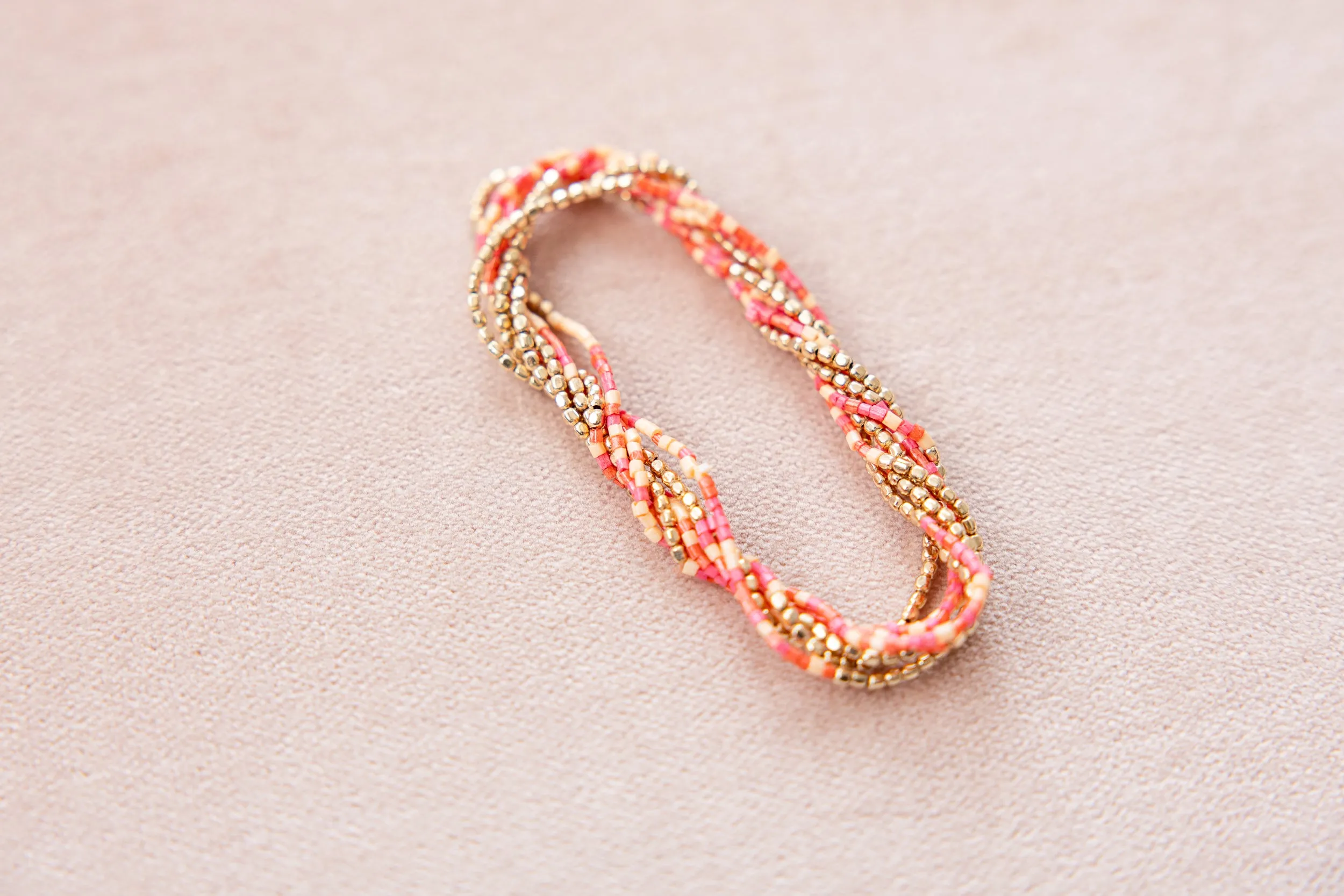 Sunrise Pink Bracelet Set