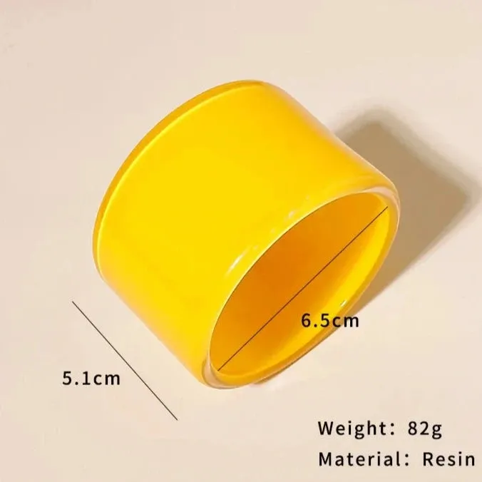 TEEK - Retro Colorful Wide Bangle